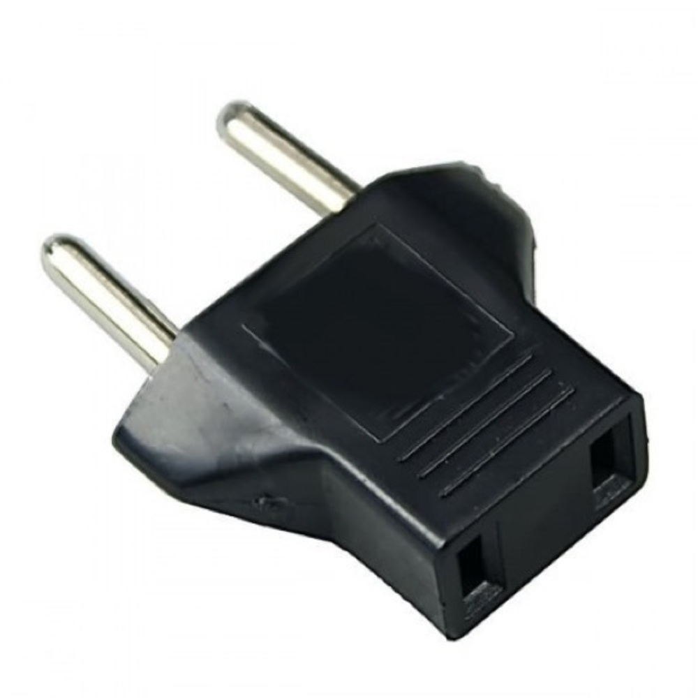 EU Adapter Plug in Black Pack of 5 (US to EU)